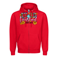 Red it is finished john 19 30 Zipper Hoodie - OliviaCreatesArt