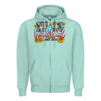 Seafoam it is finished john 19 30 Zipper Hoodie - OliviaCreatesArt