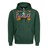 Sports Green it is finished john 19 30 Zipper Hoodie - OliviaCreatesArt