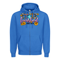 True Royal it is finished john 19 30 Zipper Hoodie - OliviaCreatesArt