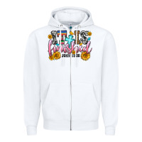 White it is finished john 19 30 Zipper Hoodie - OliviaCreatesArt
