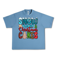 Pebble Blue snow flakes and Christmas cakes Urban Heavy Tee - Jasminsmagicworld