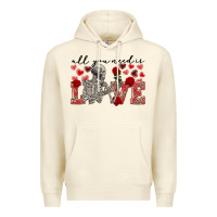 Sandshell Skeleton all you need is love Premium Hoodie - FaDigitalArtStudio