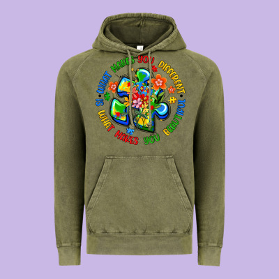 What Makes You Different Is What Makes You Beautif Vintage Hoodie Designed By Artiststas