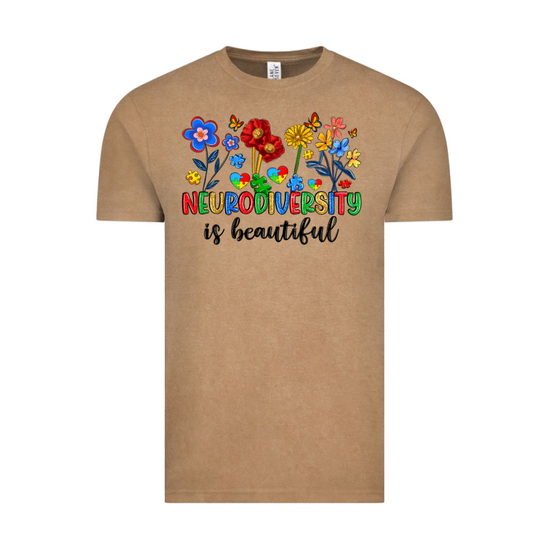Neurodiversity Is Beautiful Vintage Tee by Artiststas | Teevron