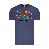 Vintage Denim neurodiversity is beautiful Vintage Tee - Artiststas