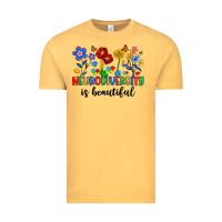 Vintage Mustard neurodiversity is beautiful Vintage Tee - Artiststas
