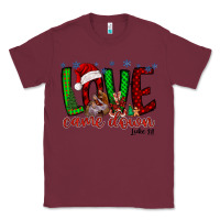 Burgundy love came dow christmas Classic Tee - RacoonDesign