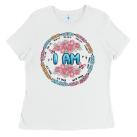 White i am inspiration Ladies Tee - MaliasSmallBusiness