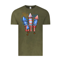 Vintage Olive Let’s Get Lıt Vintage Tee - JahusDesignShop