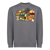 Storm Chicken coffee cups Heavyweight Sweatshirt - HowdyJamesFarm