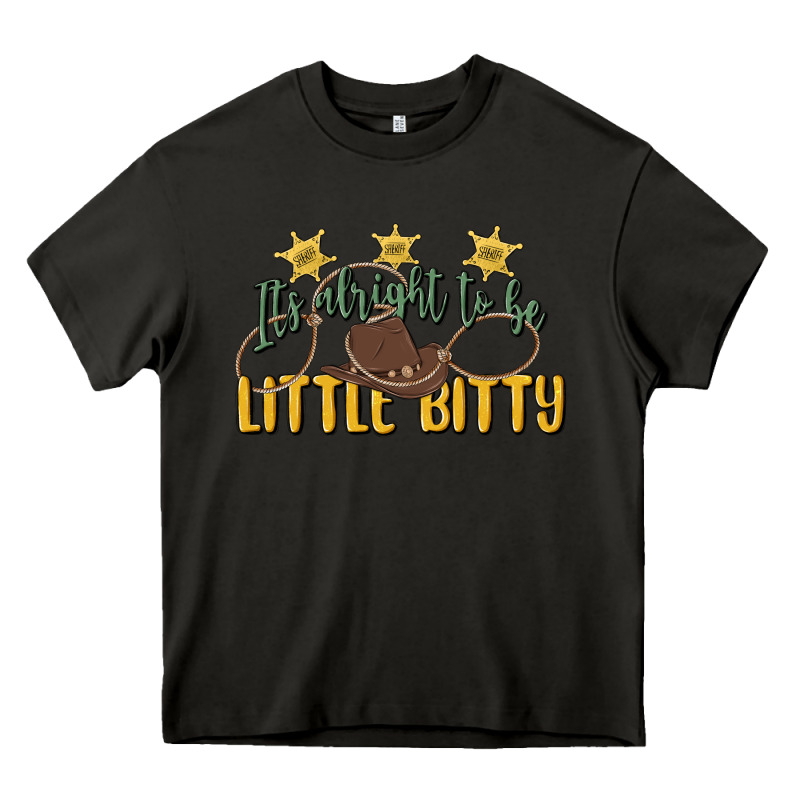 Its Alright To Be Little Bitty Heavy Core Tee by MaliasSmallBusiness | Teevron
