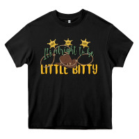 Black its alright to be little bitty Heavy Core Tee - MaliasSmallBusiness