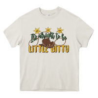 Cream its alright to be little bitty Heavy Core Tee - MaliasSmallBusiness
