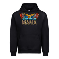 Black Western American Mama With Sunflowers Urban Hoodie - LillyAllenDesigns