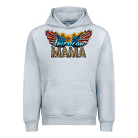 Heather Grey Western American Mama With Sunflowers Urban Hoodie - LillyAllenDesigns