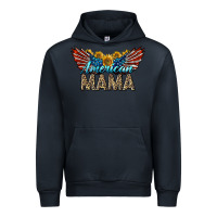 Navy Western American Mama With Sunflowers Urban Hoodie - LillyAllenDesigns