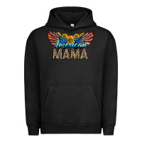 Pigment Black Western American Mama With Sunflowers Urban Hoodie - LillyAllenDesigns
