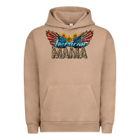 Pigment Burro Western American Mama With Sunflowers Urban Hoodie - LillyAllenDesigns