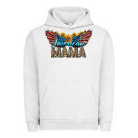 Pigment Lunar Rock Western American Mama With Sunflowers Urban Hoodie - LillyAllenDesigns