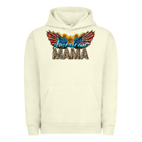Western American Mama With Sunflowers Urban Hoodie | Teevron