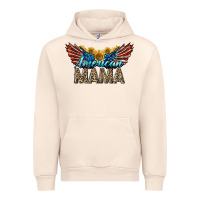 Sandshell Western American Mama With Sunflowers Urban Hoodie - LillyAllenDesigns