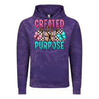 Cloud Purple created with a purpose Vintage Hoodie - Artiststas