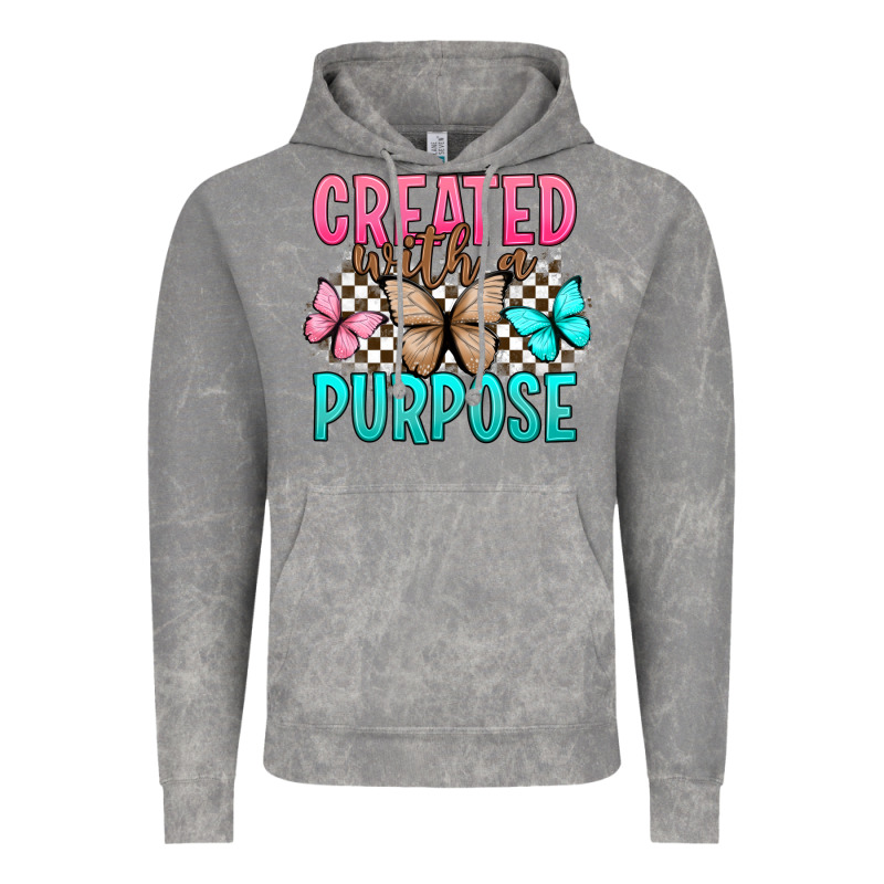 Created With A Purpose Vintage Hoodie by Artiststas | Teevron