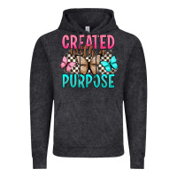 Vintage Black created with a purpose Vintage Hoodie - Artiststas