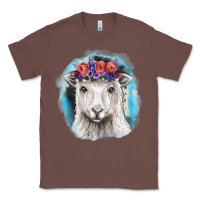 Chestnut Sunflower Sheep With Background Classic Tee - RanaPortraitStore