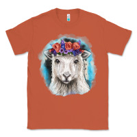 Copper Sunflower Sheep With Background Classic Tee - RanaPortraitStore