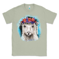 Matcha Sunflower Sheep With Background Classic Tee - RanaPortraitStore