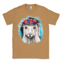 Toasted Coconut Sunflower Sheep With Background Classic Tee - RanaPortraitStore