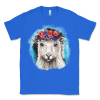 True Royal Sunflower Sheep With Background Classic Tee - RanaPortraitStore