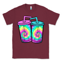 Burgundy tie dye loaded tea Classic Tee - JahusDesignShop