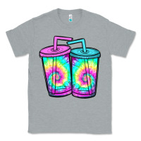 Heather Grey tie dye loaded tea Classic Tee - JahusDesignShop