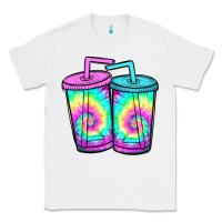 White tie dye loaded tea Classic Tee - JahusDesignShop