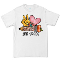 White peace love 3rd grade Premium Tee - JahusDesignShop