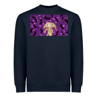Navy elf with big ears and socks Heavyweight Sweatshirt - TumblerDesignByShophia