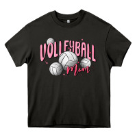 Asphalt volleyball mom Heavy Core Tee - MaliasSmallBusiness
