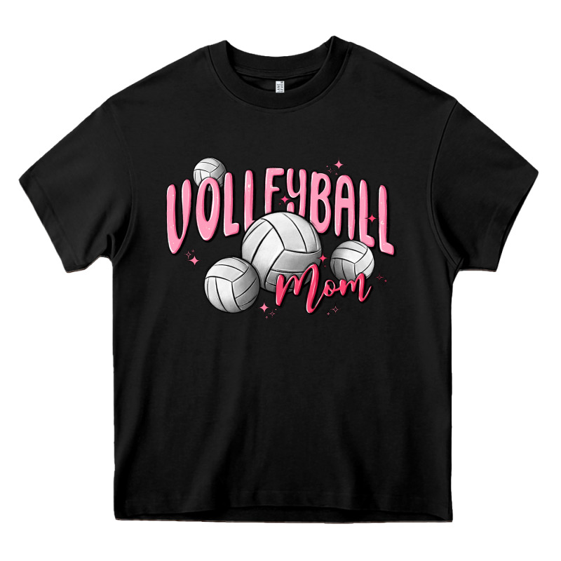 Volleyball Mom Heavy Core Tee by MaliasSmallBusiness | Teevron