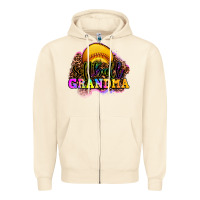 Sandshell softball grandma Zipper Hoodie - OliviaCreatesArt