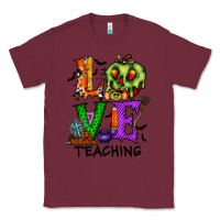 Burgundy love taching halloween Classic Tee - RacoonDesign