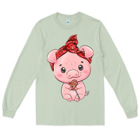 Matcha cute pig Long Sleeve Tee - texasbilliewilder