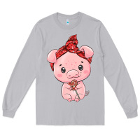 Moon Dust cute pig Long Sleeve Tee - texasbilliewilder