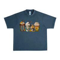 Midnight Navy bull skull western coffee cups Urban Heavy Tee - Jasminsmagicworld