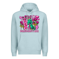 Blue Mist My first Valentine's Day Dragon Premium Hoodie - FaDigitalArtStudio
