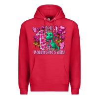 Cardinal My first Valentine's Day Dragon Premium Hoodie - FaDigitalArtStudio