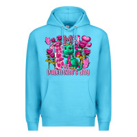 Ocean Blue My first Valentine's Day Dragon Premium Hoodie - FaDigitalArtStudio