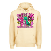 Pina Colada My first Valentine's Day Dragon Premium Hoodie - FaDigitalArtStudio